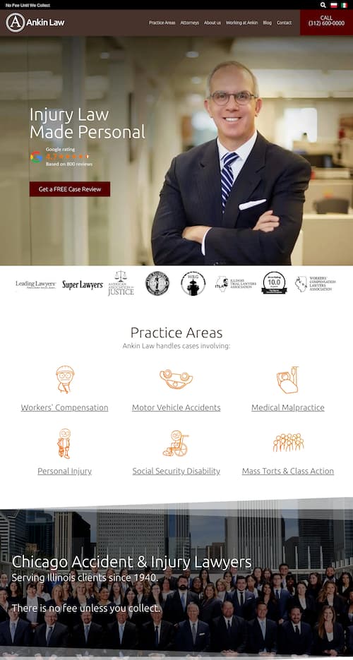 Anakin Law Landing Page