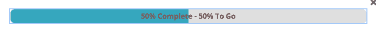 Progress bar editing