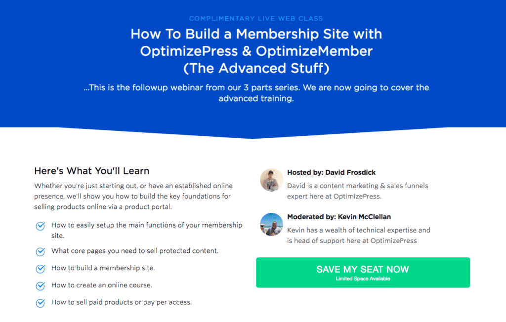 Webinar as a lead magnet
