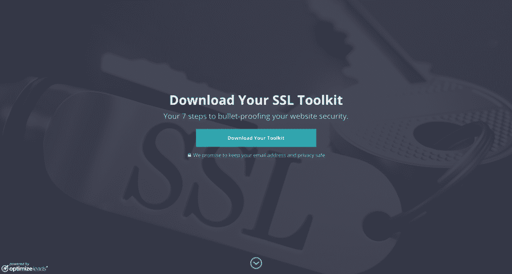 OptimizeLeads fullscreen optin form