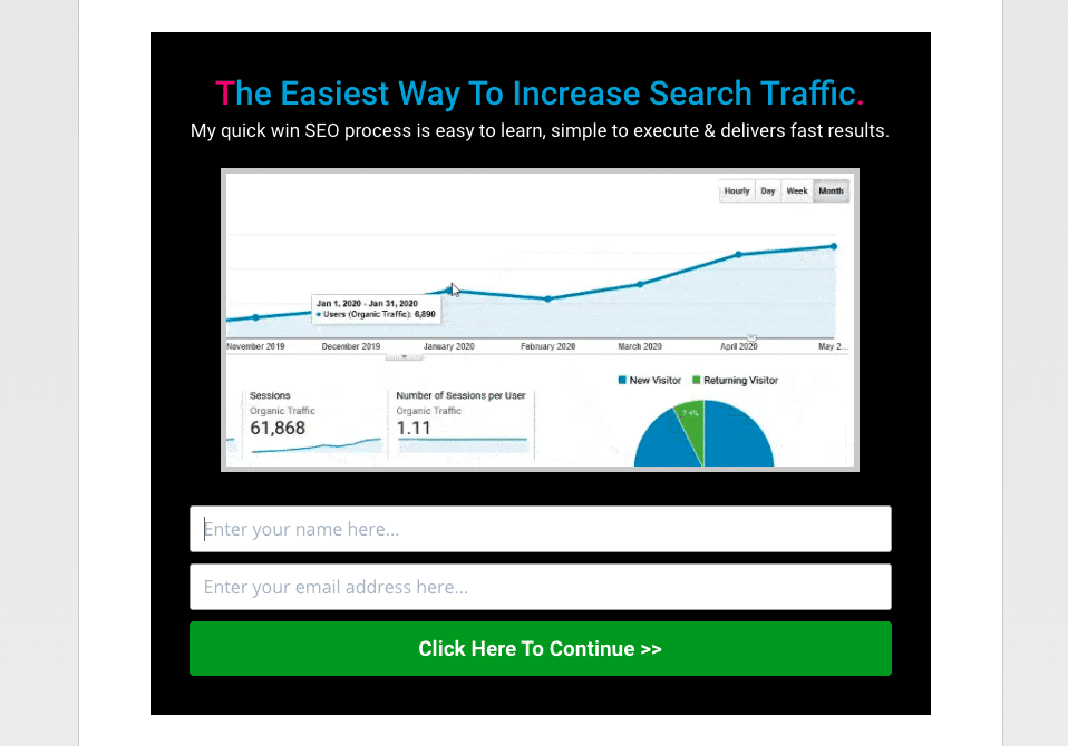 Lead magnet SEO niche