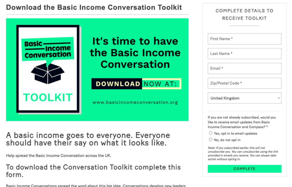 Lead magnet Income Conversation Toolkit